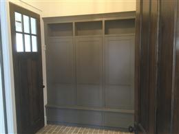 : Custom cabinets manufactured by A.D. Moyer Millwork