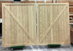 : Custom Yellow Pine Barn Doors
