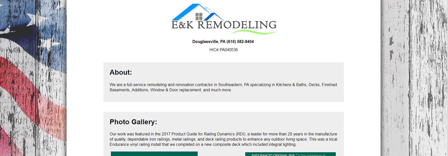 E & K Remodeling