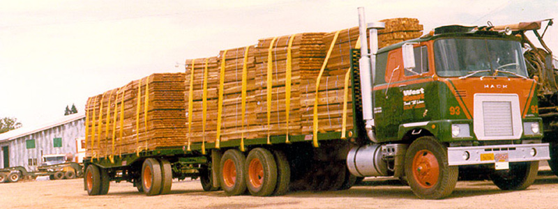 Interstate Highways in
Lumber Delivery